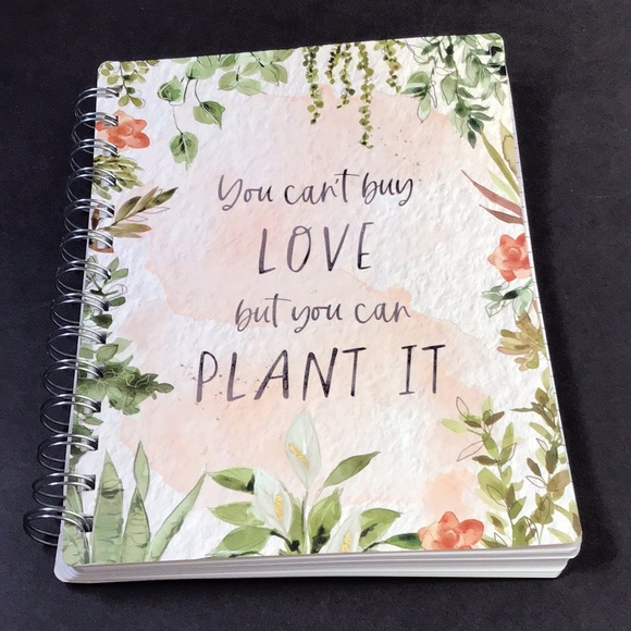 Plant notebook Primitives by Kathy "You can't buy love but you can plant it" - Picture 1 of 6